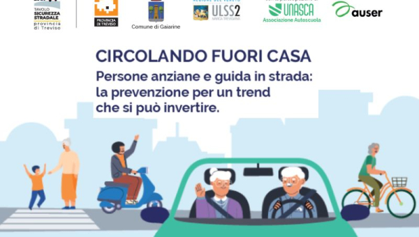 Persone anziane e guida sicura in strada, incontro a Gaiarine il 24 febbraio